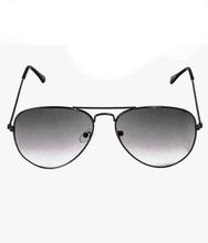 Polarized Aviator Shaded Black Lens Sunglasses (Unisex)