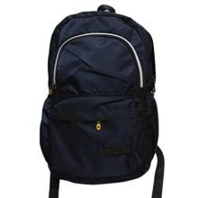 Navy Blue Solid Backpack - Unisex