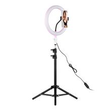 26cm Selfie Led Ring Light With 10 Fit Tripod Stand, Cell Phone Holder