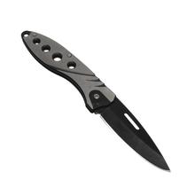 Black/Silver Stainless Steel Survival Knife - 2029