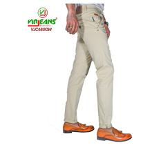 Virjeans Stretchable Cotton Skinny Choose Pants For Men OFF White- (VJC 680)