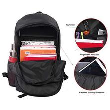 POLE STAR Polyester 30L Black Backpack with Laptop Compartment