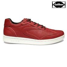 Red Oil Pull Lace Up Casual Shoes For Men - (523.O)