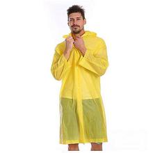 Multicolored Waterproof Clear PVC Raincoat (Unisex)