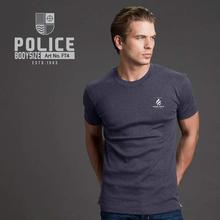 Police FT4 Bodysize Round Neck T-Shirt  - Navy Blue