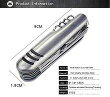 Stainless Steel Multi Functional Swiss Army Style Knife