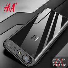 SALE- H&A PC & TPU Cover Case For One Plus 5 OnePlus 5 Transparent