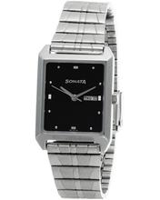 Sonata Analog Silver Dial Men's Watch - NC7007SM02A