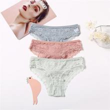 Women Panties 3Pcs/Set Sexy Lace Underwear Set Comfort