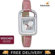 Fastrack Analog Silver Dial Women's Watch - 6153SM01