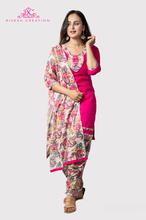 Women Pure Cotton Kurti & Printed Patiala Set – Pink
