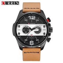 CURREN Watches Men Luxury Brand Army Military Watch Leather Sport