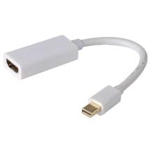 Mini Display Port to HDMI Female Adapter Cable For Apple Macbook- White