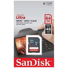 SanDisk Ultra 64GB Class 10 SDXC UHS-1 Memory Card up to 48MB/s - SDSDUNB-064Gb