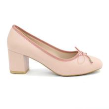 DMK Silver Bowed Pump Heel Shoes For Women - 98675