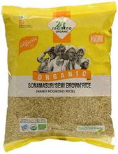 24 Mantra Organic Sonamasuri Semi Brown Rice- 1kg