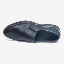 Caliber Black Color Slip On Formal Shoes For Men (0372C)