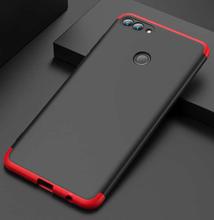 GKK 360° Protective Mobile Case For Huawei Y9 2018 -Red/Black