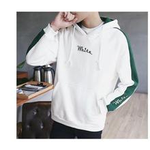 Men Fashion Embroidery Hoodies Sweatshirt Long-Sleeve