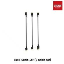 ZHIYUN 3 HDMI Cable Set(HDMI Mini to HDMI/Mini/Micro) for Crane 3 Lab, WEEBILL-S