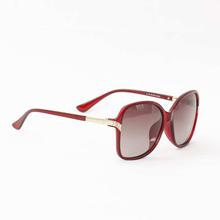 Showpoint Red/Black Frame Oval Sunglasses For Women