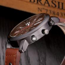 SALE- 2019 XINEW Casual Mens Watches Brand Luxury Leather Men Military