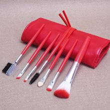 Hot Sale 7 PCS Colorful Professional Makeup Brush Tools Make