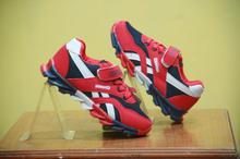 Red Multi Color Fashionable Sports Shoes For Boys