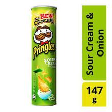 Pringles Sour Cream & Onion, 147gm