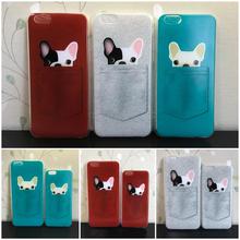 Ultra Thin Soft TPU Pocket Doggie Iphone Case