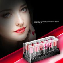 12 pcs/box women moisturizing lipstick Set box long