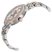 Titan Silver/White Dial Chronograph Watch For Women- 9743KM01