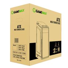 Gamemax G561-FRGB (Acrylic Side Window) ATX Mid Tower Black Gaming Casing