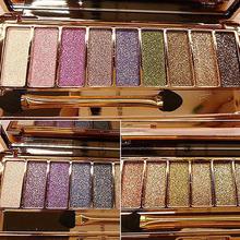 Fashion eyeshadow palette 9 colors matte eyeshadow  palette glitter eye shadow makeup nude makeup set Cosmetics *