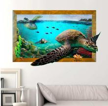 Sea Tortoise 3D Decorations Wall Stickers (mws9265)