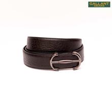 Gallant Gears Black Leather Belt for Men (A07)