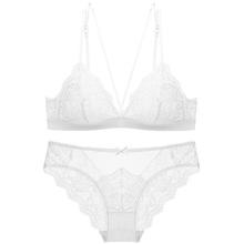 Bra set _ sexy lace lingerie female ultra-thin 9209 no-rim