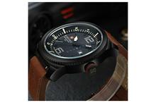 NaviForce NF9063 Black Dial Analog Watch For Men - Black/Brown