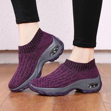 2020 fall new sneakers socks shoes mother shoes fly woven