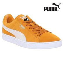 Yellow Suede Lace Up Sneakers For Men -(36616103)