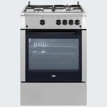 Beko FSG63010GS Cooking Range 3 Gas/1 Hot Plate Gas Oven - (White)