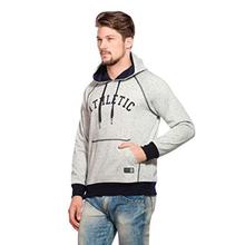 Alan Jones Men's Printed Hooded Cotton Sweatshirt