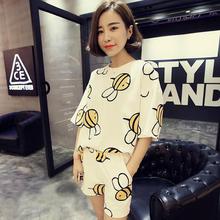 Milk silk Women Sleepwear summer Female Pajamas Sets Thin