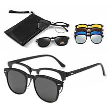 5 In 1 Magnetic Sunglass Club Master Polarized Glass