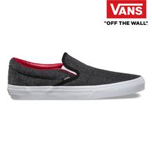 VANS VN6322 Classic Slip-On (Tweed) - Black / True White