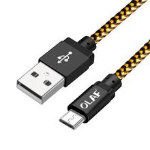 OLAF Micro USB Cable 1m 2m 3m Fast Data Sync Charging Cable For Samsung Huawei Xiaomi LG Andriod Microusb Mobile Phone Cables