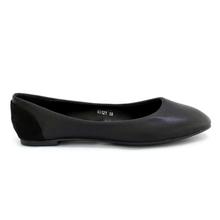 DMK Black Solid Pump Flat Shoes For Women - 95121