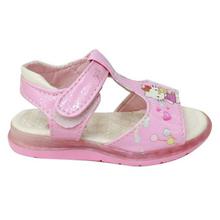 Pink Hello Kitty Printed Strappy Sandals For Girls