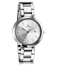 Titan Neo Silver Dial Analog Watch for Women - 2480SM07
