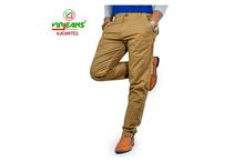 Virjeans Stretchable Oversize Cotton Chinos Pant Caramel- (VJC 697)